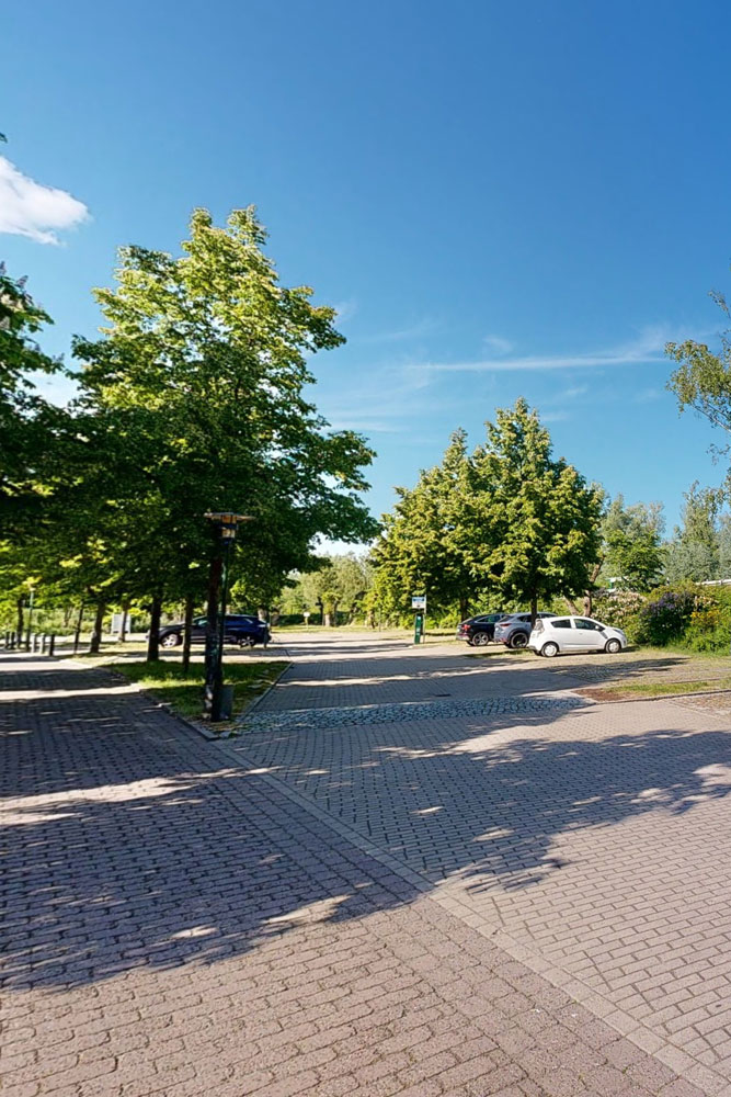 Parkplatz in Plau am See