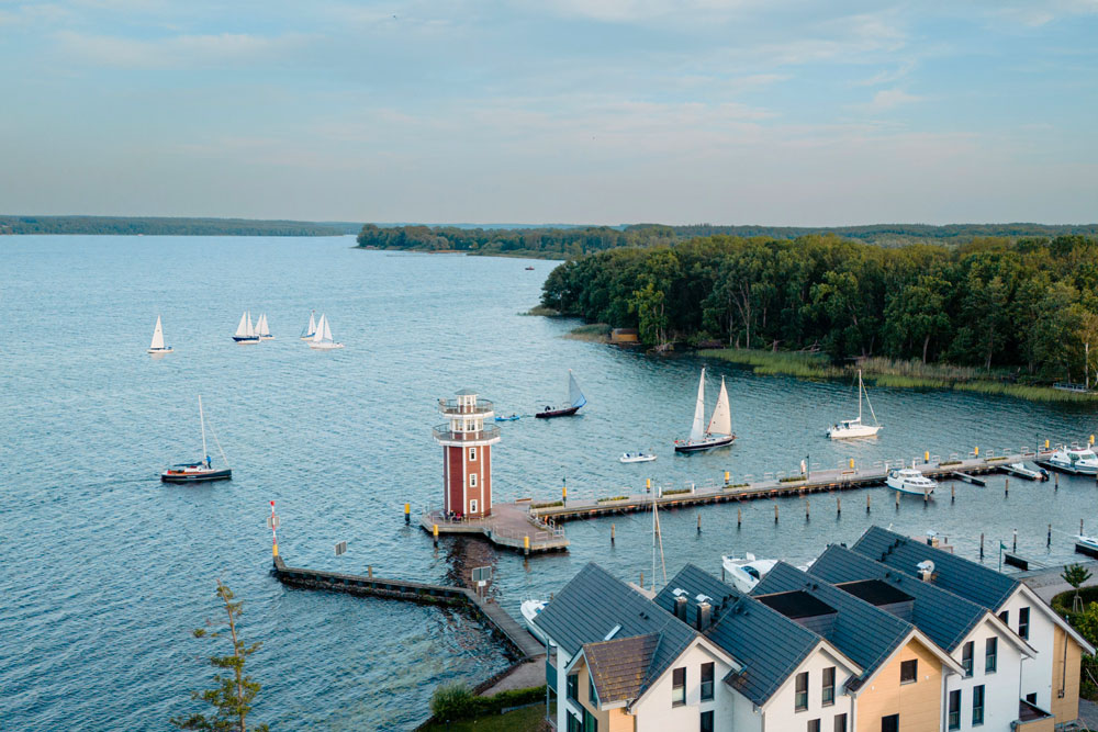 Segelboote im Plauer Hafen