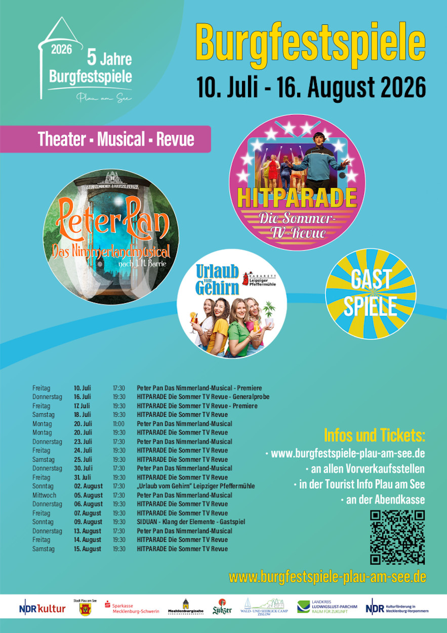 Spielplan Burgfestspiele